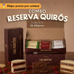 Combo Reserva Quirós Alfajores Quirós
